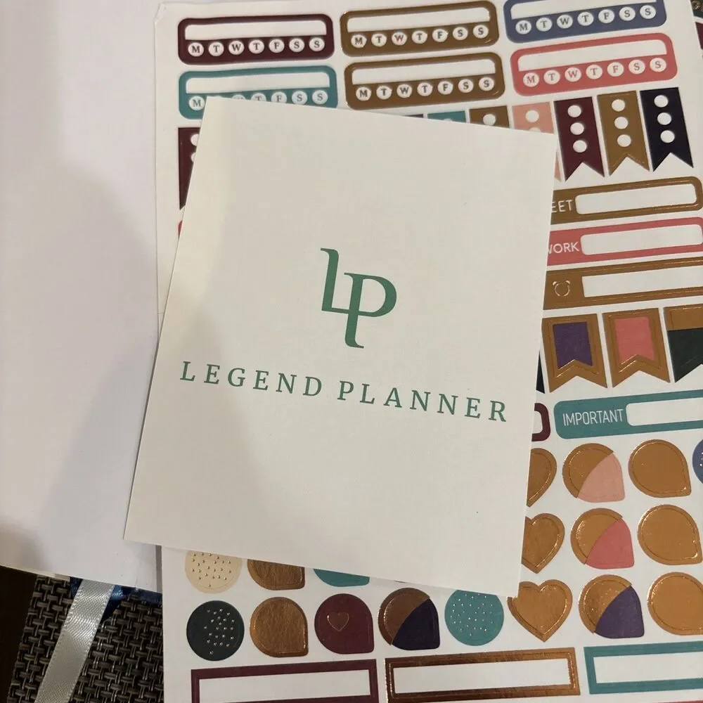 UNDATED Legend Planner – Weekly & Monthly A5 (5.5'' x 8.3''), Mystic Blue, NEW